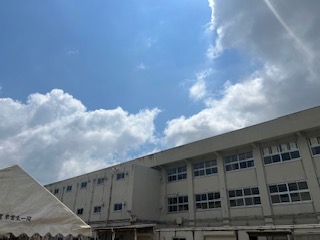 明るい笑顔　運動会