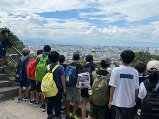 飯盛山にて（修学旅行2）